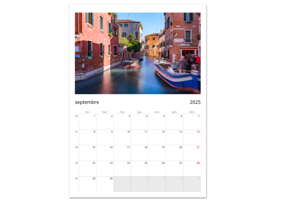 Venice 2025 Calendars