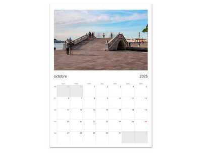 Venice 2025 Calendars