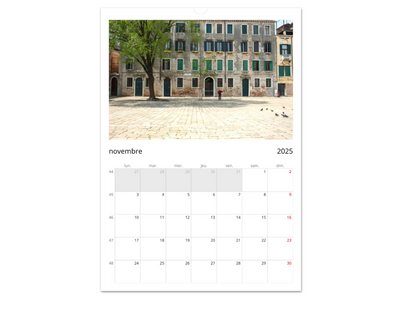 Calendrier Venise 2024