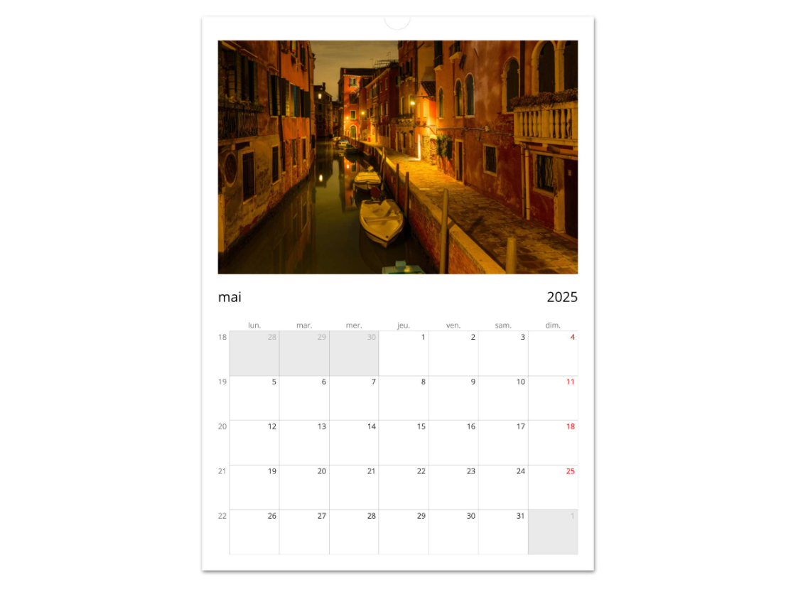 Venice Calendar 2024